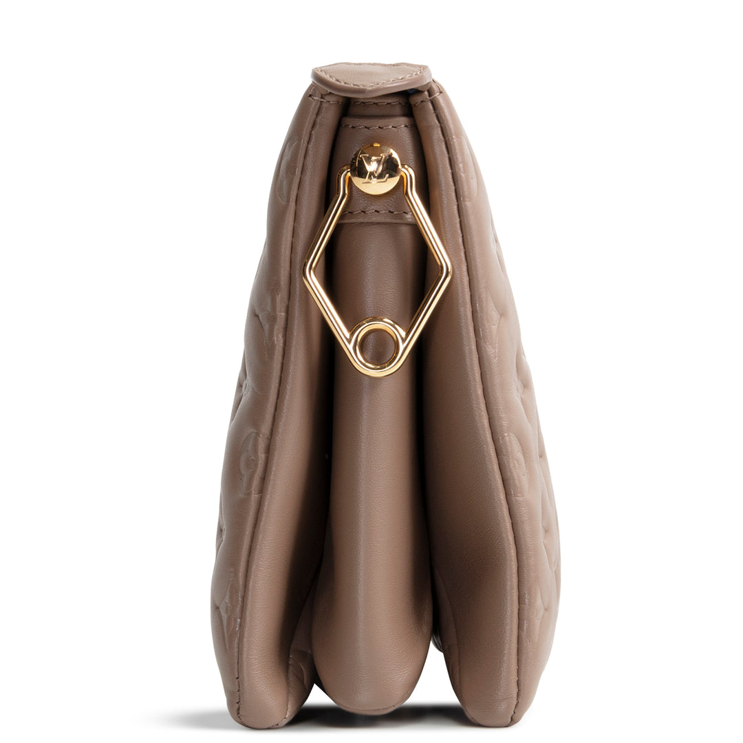 LOUIS VUITTON Embossed Coussin PM - Turtledove/Taupe