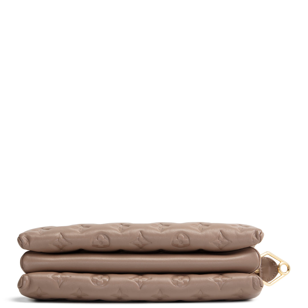 LOUIS VUITTON Embossed Coussin PM - Turtledove/Taupe