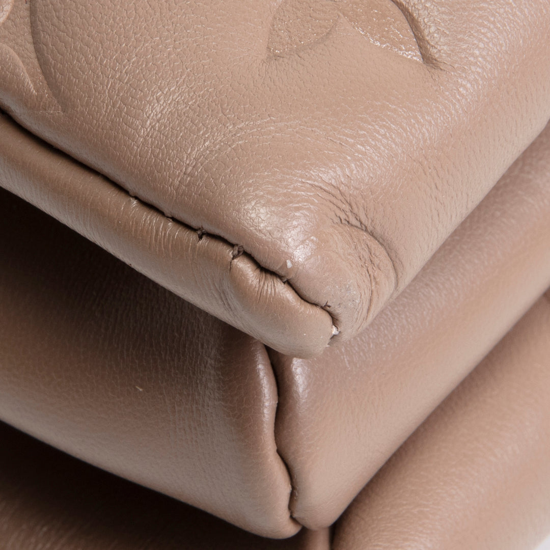 LOUIS VUITTON Embossed Coussin PM - Turtledove/Taupe
