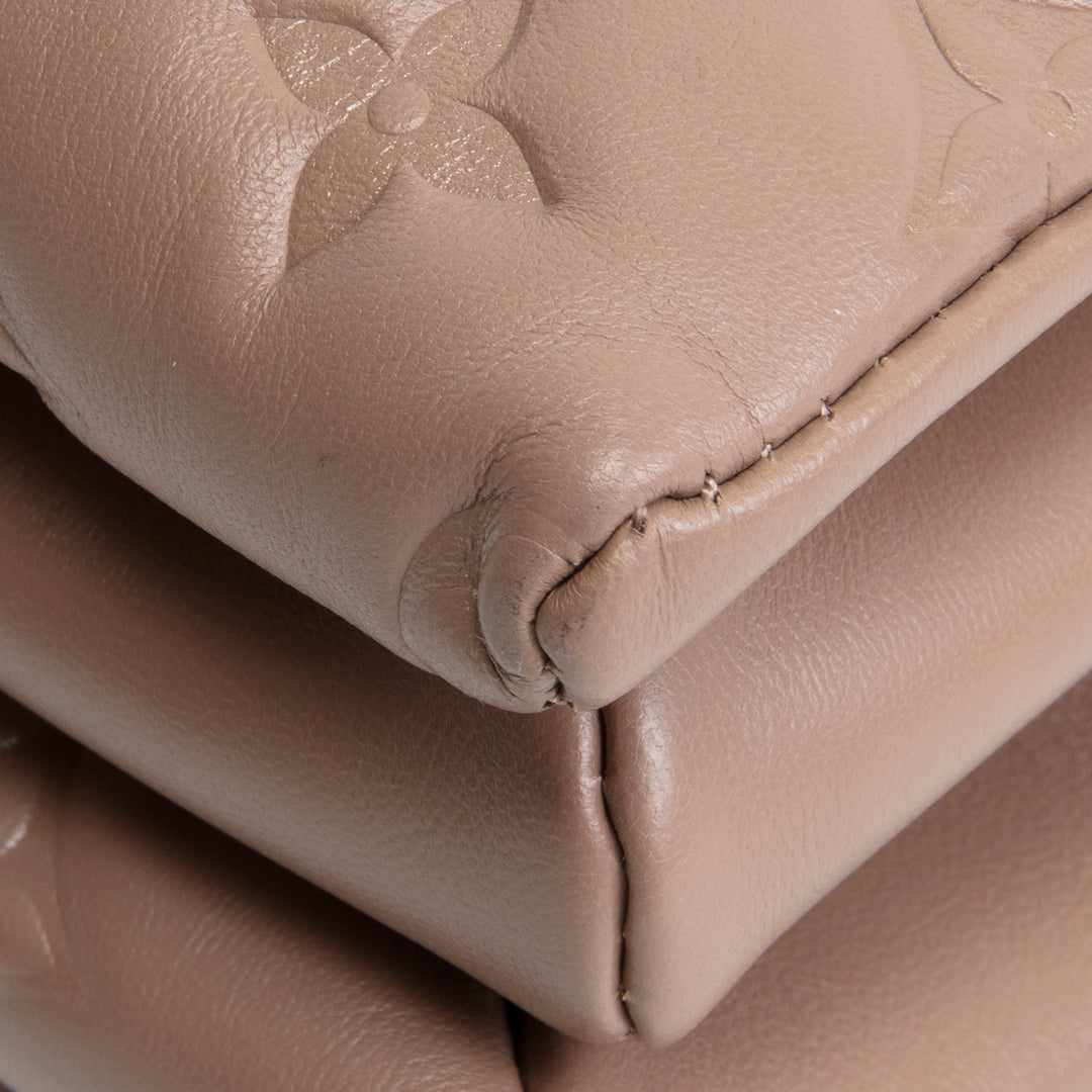 LOUIS VUITTON Embossed Coussin PM - Turtledove/Taupe