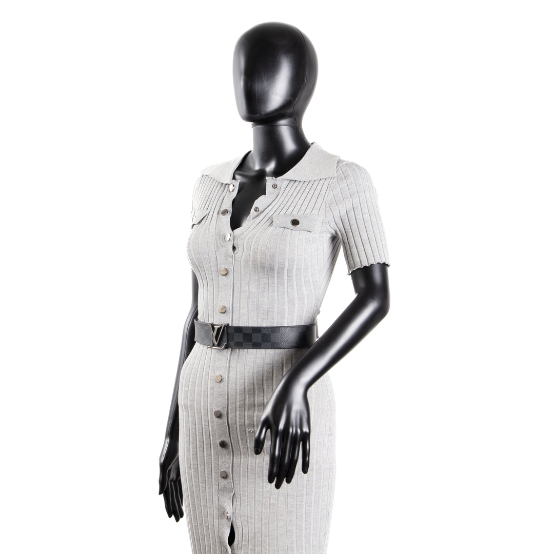 LOUIS VUITTON Initiales Reversible 40 MM Belt - Damier Graphite OUTLET FINAL SALE