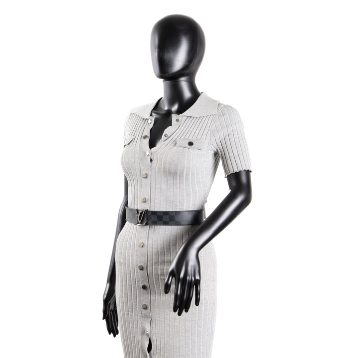 LOUIS VUITTON Initiales Reversible 40 MM Belt - Damier Graphite OUTLET FINAL SALE