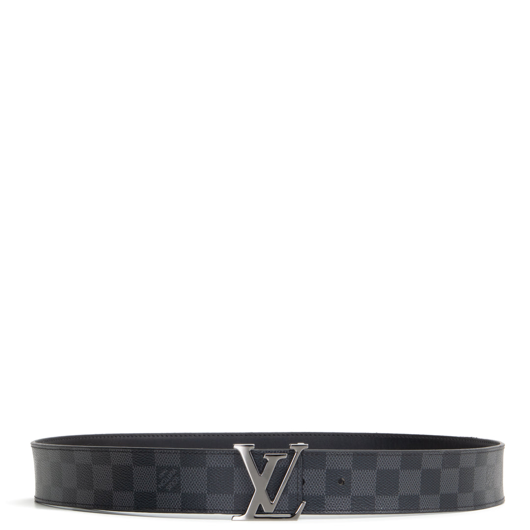 LOUIS VUITTON Initiales Reversible 40 MM Belt - Damier Graphite OUTLET FINAL SALE