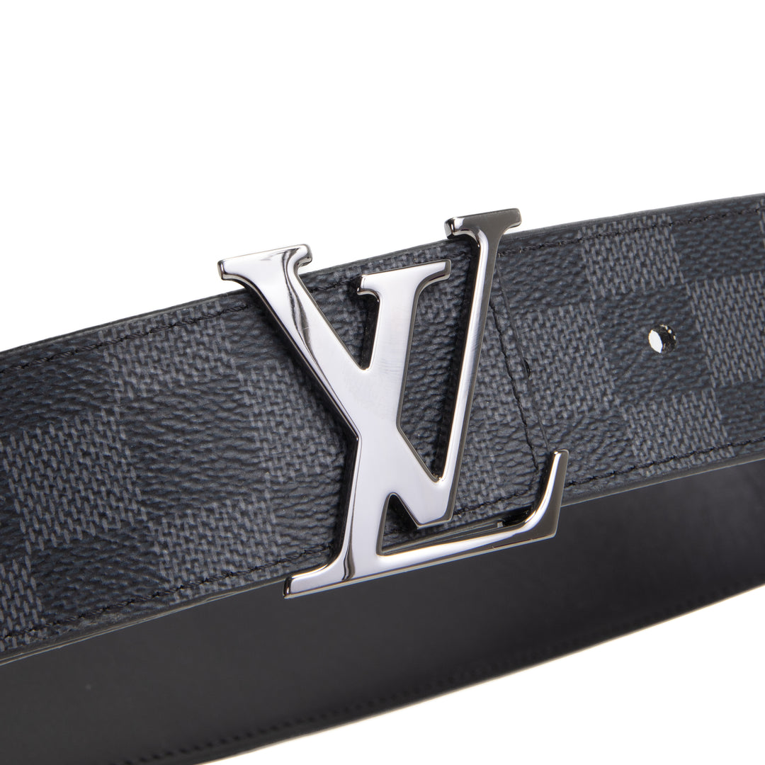 LOUIS VUITTON Initiales Reversible 40 MM Belt - Damier Graphite OUTLET FINAL SALE