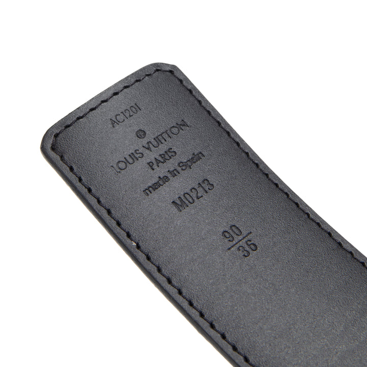 LOUIS VUITTON Initiales Reversible 40 MM Belt - Damier Graphite OUTLET FINAL SALE