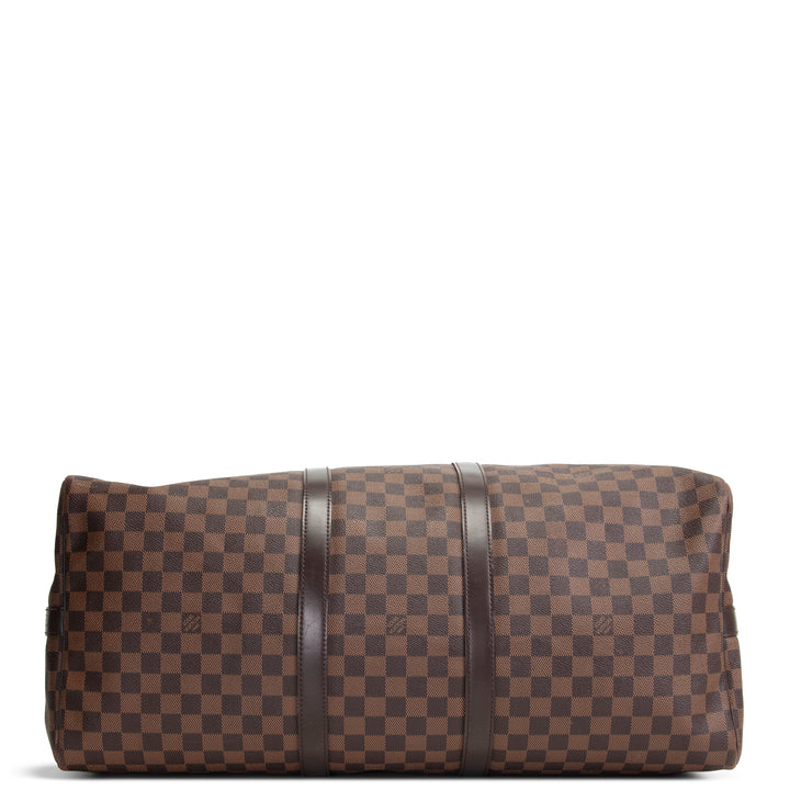 LOUIS VUITTON Damier Ebene Keepall Bandouliere 55 - OUTLET FINAL SALE