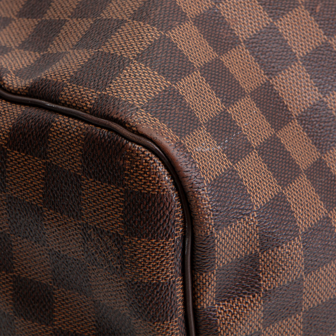 LOUIS VUITTON Damier Ebene Keepall Bandouliere 55 - OUTLET FINAL SALE