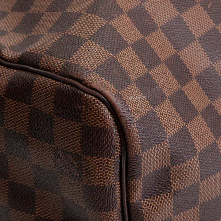 LOUIS VUITTON Damier Ebene Keepall Bandouliere 55 - OUTLET FINAL SALE