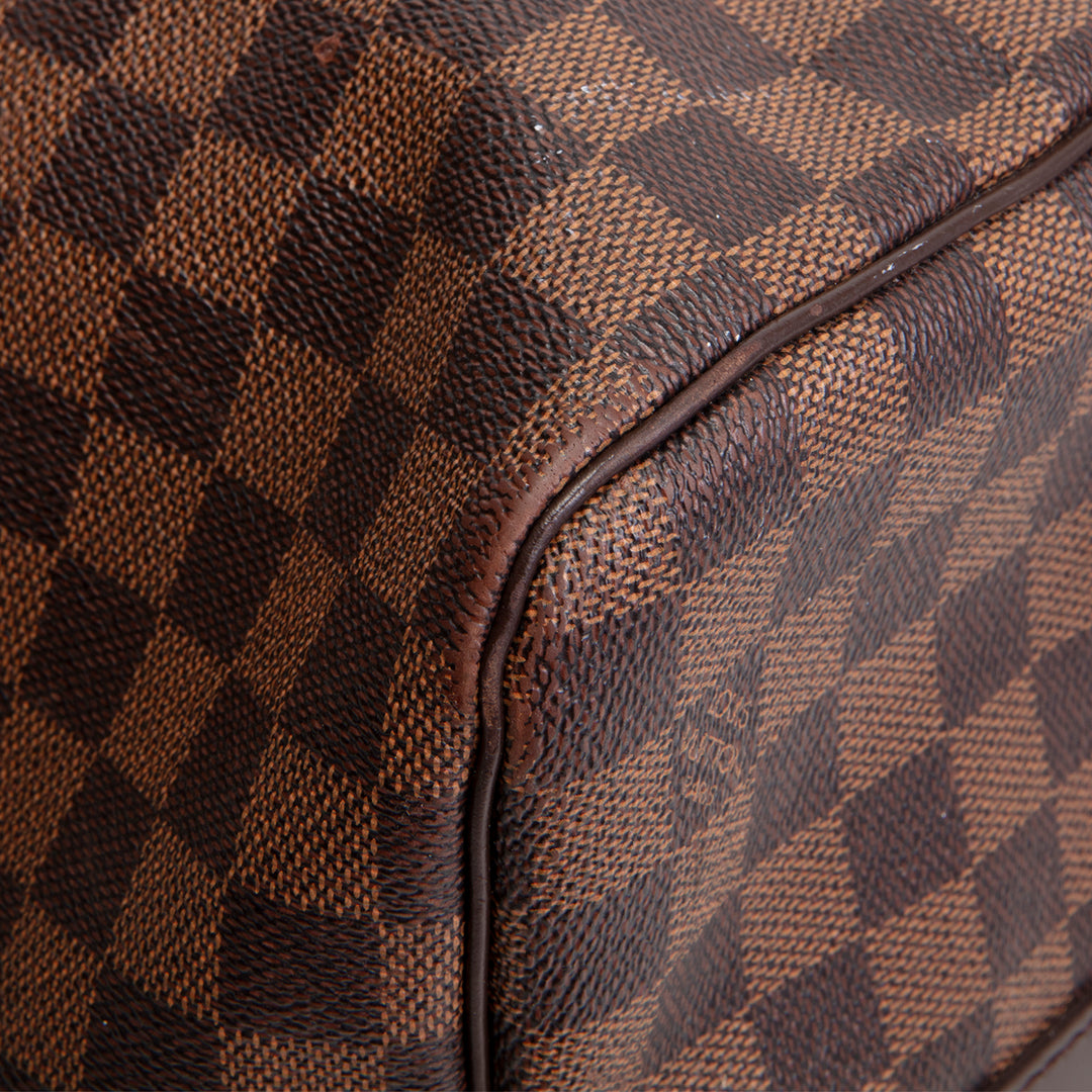 LOUIS VUITTON Damier Ebene Keepall Bandouliere 55 - OUTLET FINAL SALE