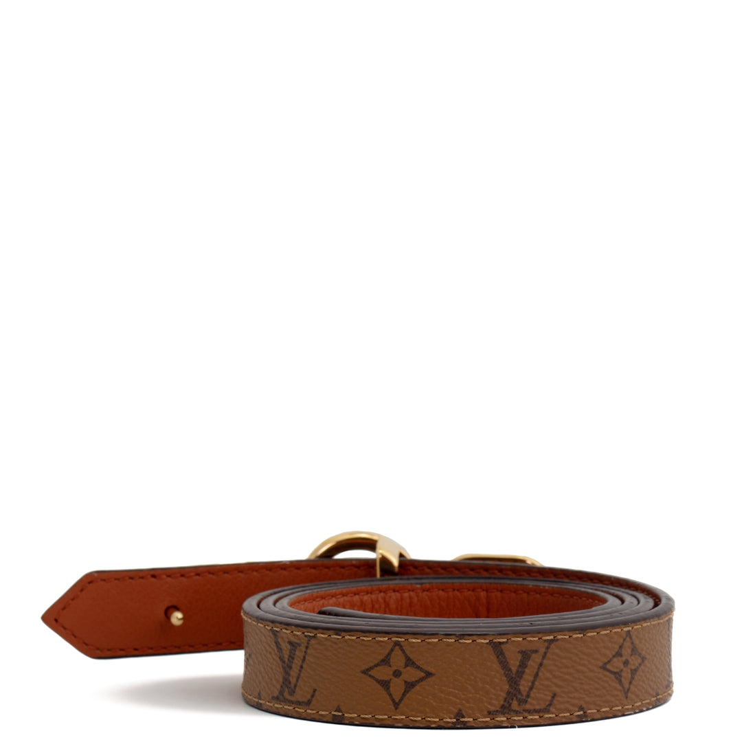 LOUIS VUITTON Reverse Monogram LV Circle Prime 20mm Reversible Belt