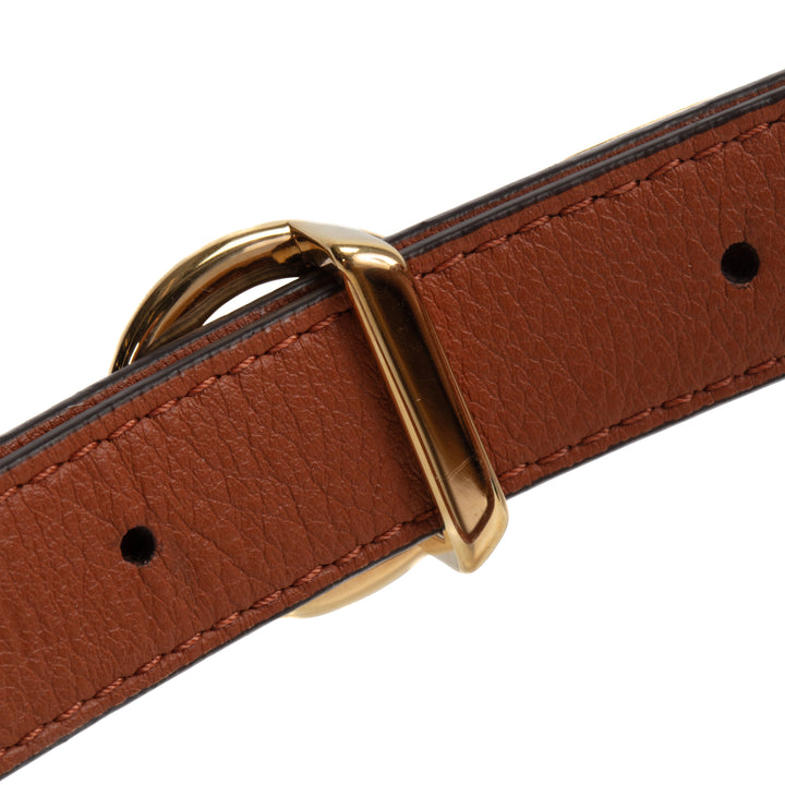 LOUIS VUITTON Reverse Monogram LV Circle Prime 20mm Reversible Belt