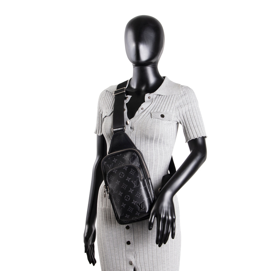 LOUIS VUITTON Monogram Eclipse Avenue Sling