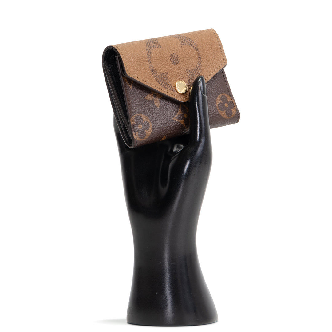 LOUIS VUITTON Monogram Reverse Zoe Wallet