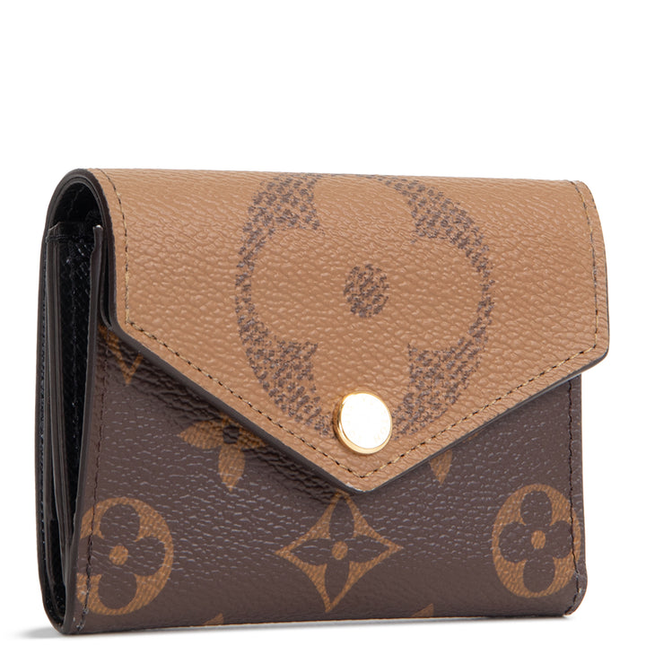LOUIS VUITTON Monogram Reverse Zoe Wallet