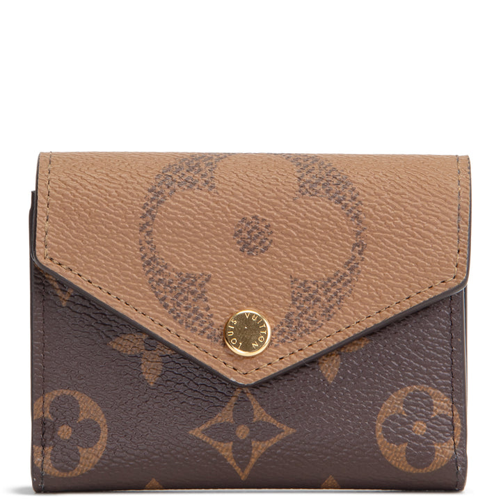LOUIS VUITTON Monogram Reverse Zoe Wallet