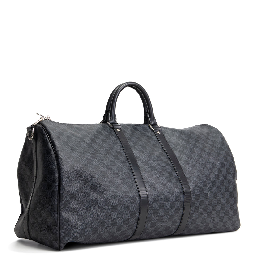 LOUIS VUITTON Keepall 55 Bandoulier - Damier Graphite