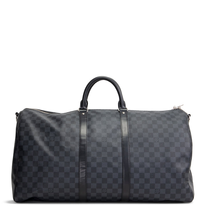 LOUIS VUITTON Keepall 55 Bandoulier - Damier Graphite