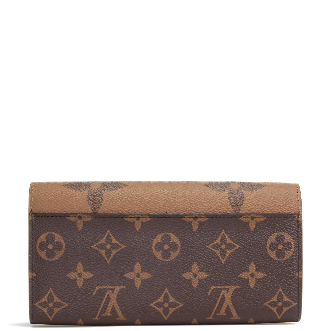 LOUIS VUITTON Reverse Monogram Sarah Wallet
