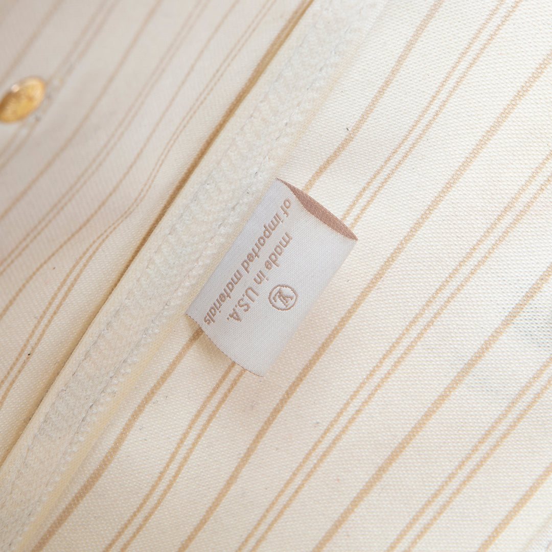 LOUIS VUITTON Neverfull MM Damier Azur w/ Pouch