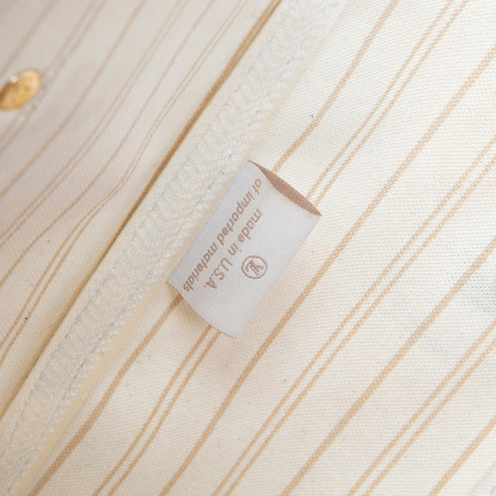 LOUIS VUITTON Neverfull MM Damier Azur w/ Pouch