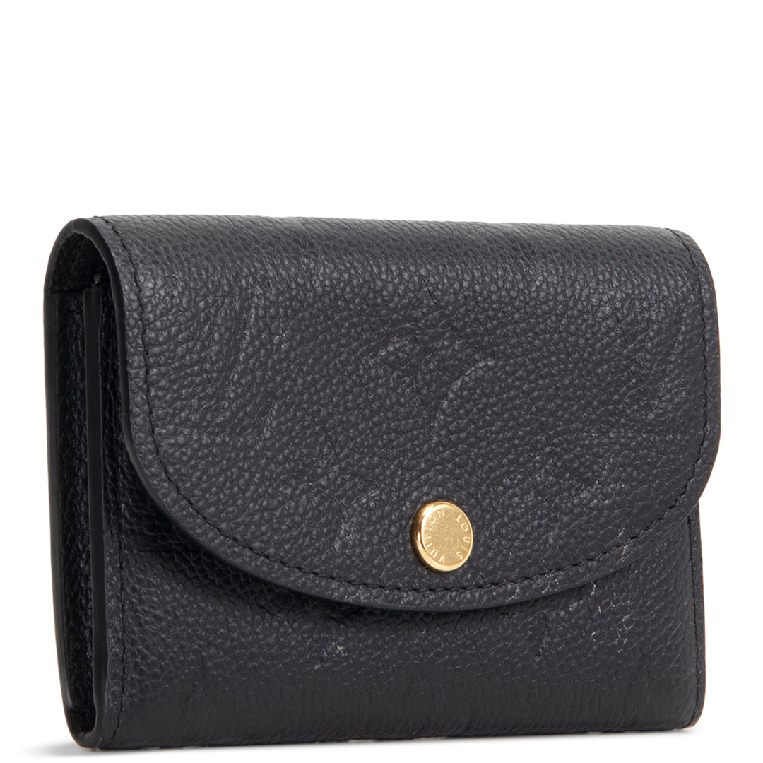 LOUIS VUITTON Rosalie Coin Purse Empriente - Black