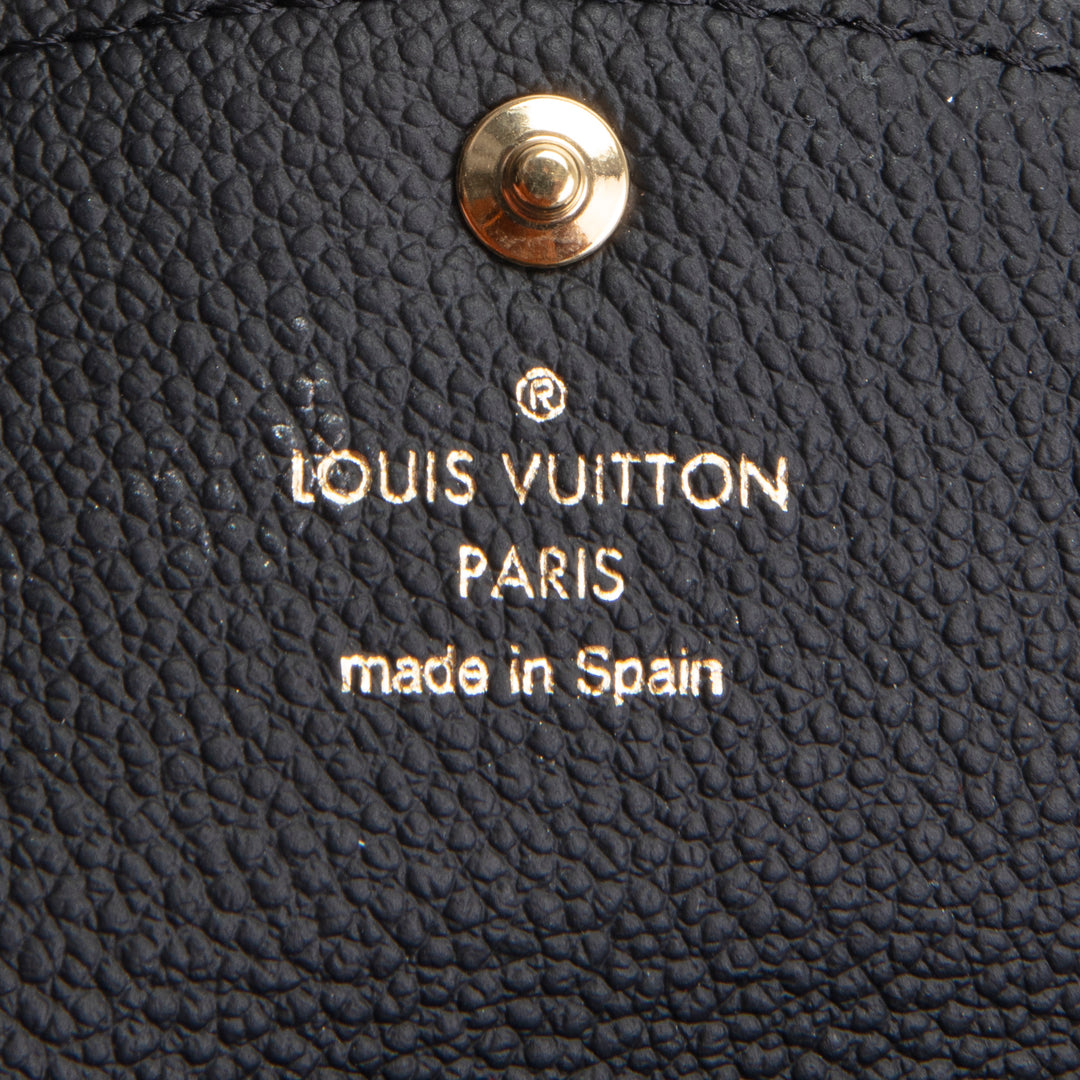 LOUIS VUITTON Rosalie Coin Purse Empriente - Black