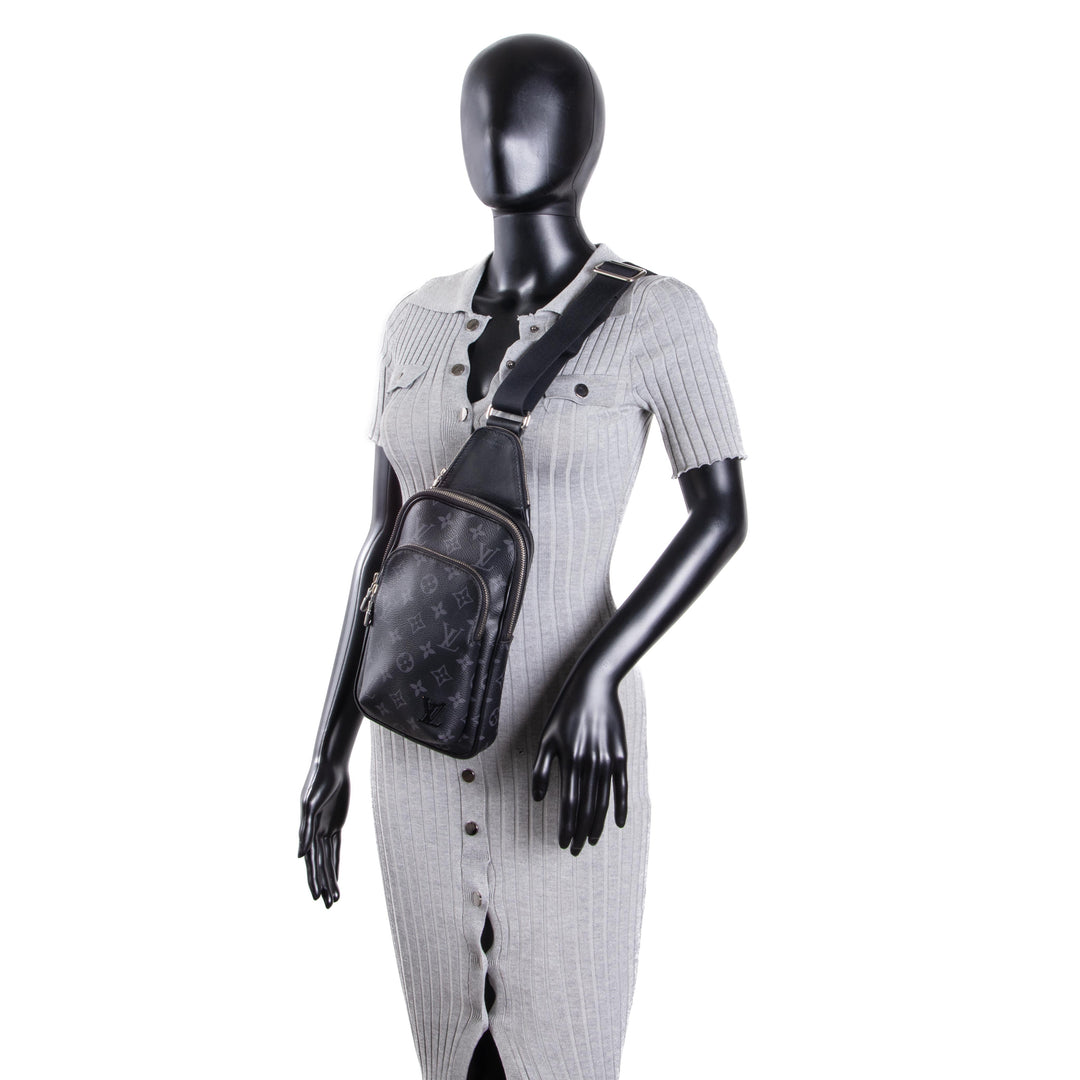 LOUIS VUITTON Eclipse Monogram Avenue Sling