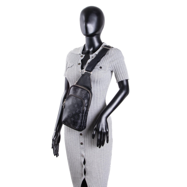 LOUIS VUITTON Eclipse Monogram Avenue Sling