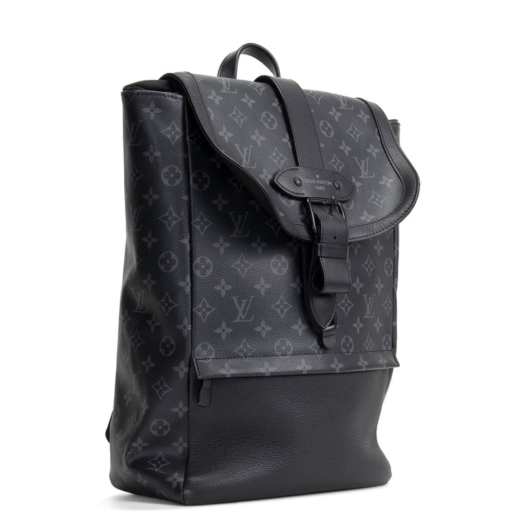 LOUIS VUITTON Monogram Eclipse Saumur Backpack