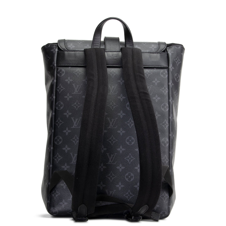 LOUIS VUITTON Monogram Eclipse Saumur Backpack