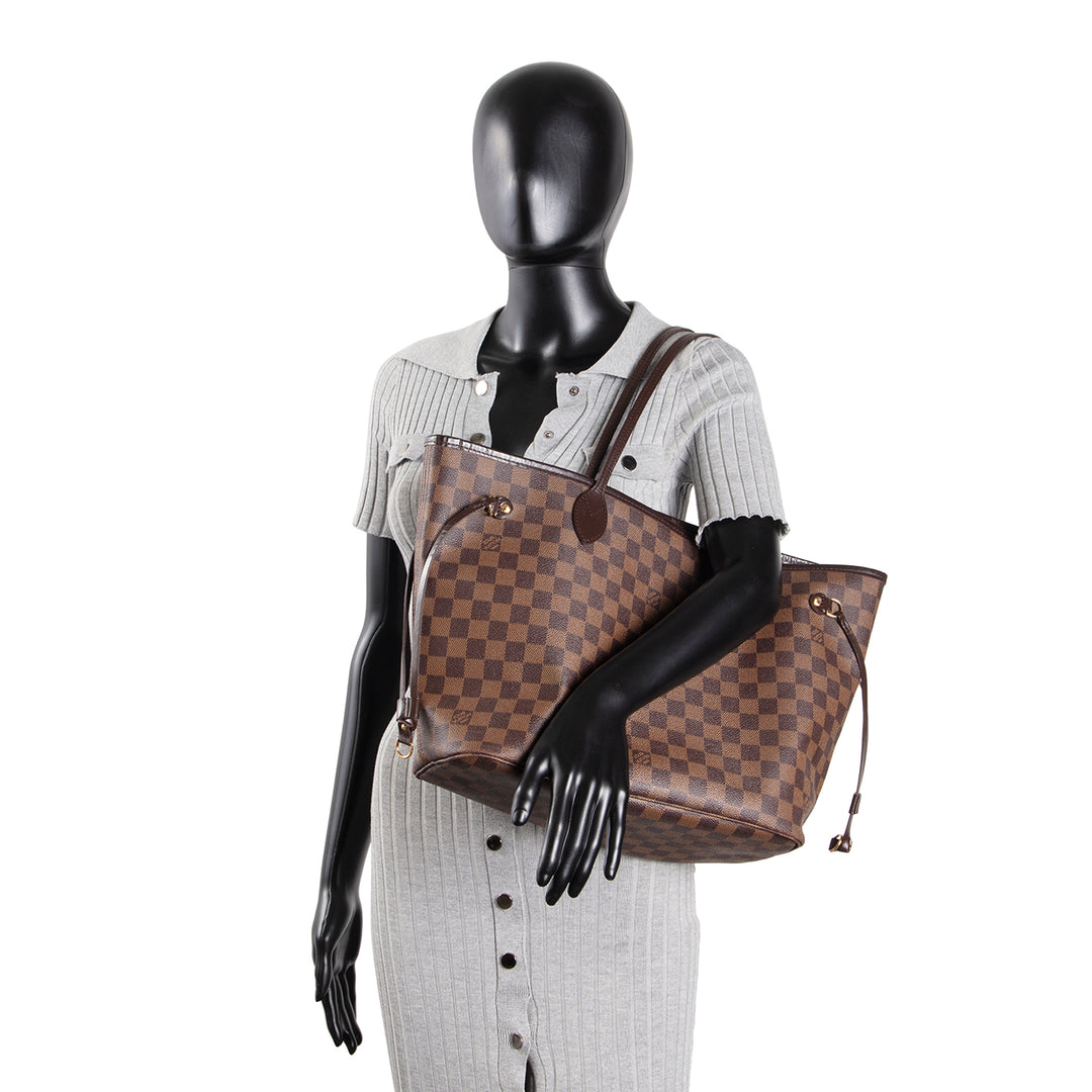 LOUIS VUITTON Damier Ebene Neverfull MM
