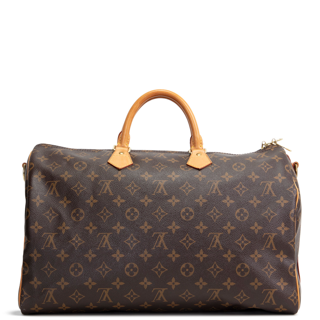 LOUIS VUITTON Monogram Speedy Bandouliere 40