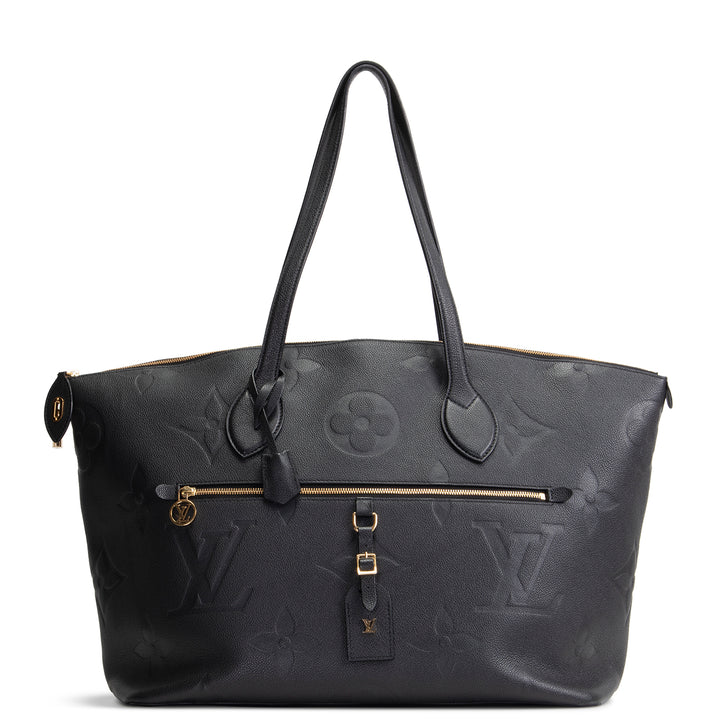 LOUIS VUITTON Monogram Empreinte Giant Travel Bag - Black