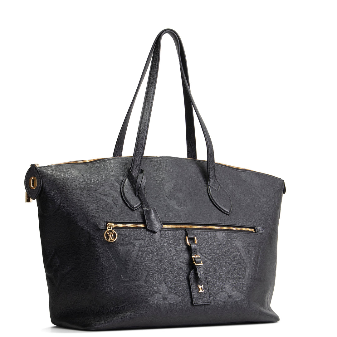 LOUIS VUITTON Monogram Empreinte Giant Travel Bag - Black