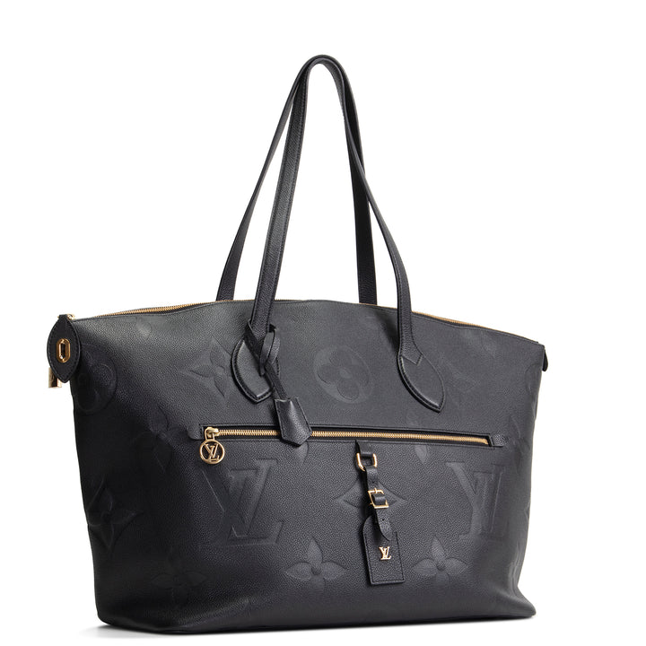 LOUIS VUITTON Monogram Empreinte Giant Travel Bag - Black