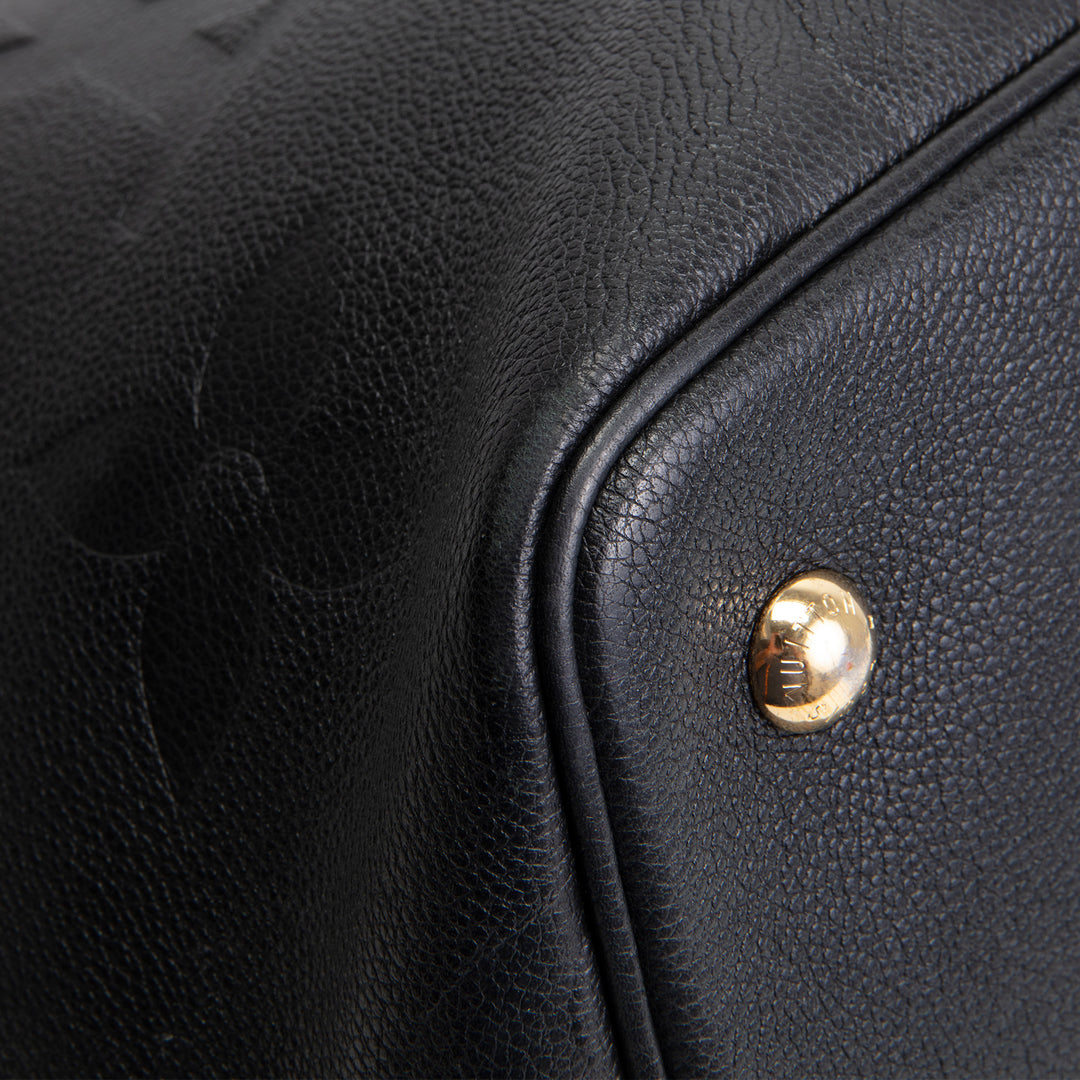 LOUIS VUITTON Monogram Empreinte Giant Travel Bag - Black