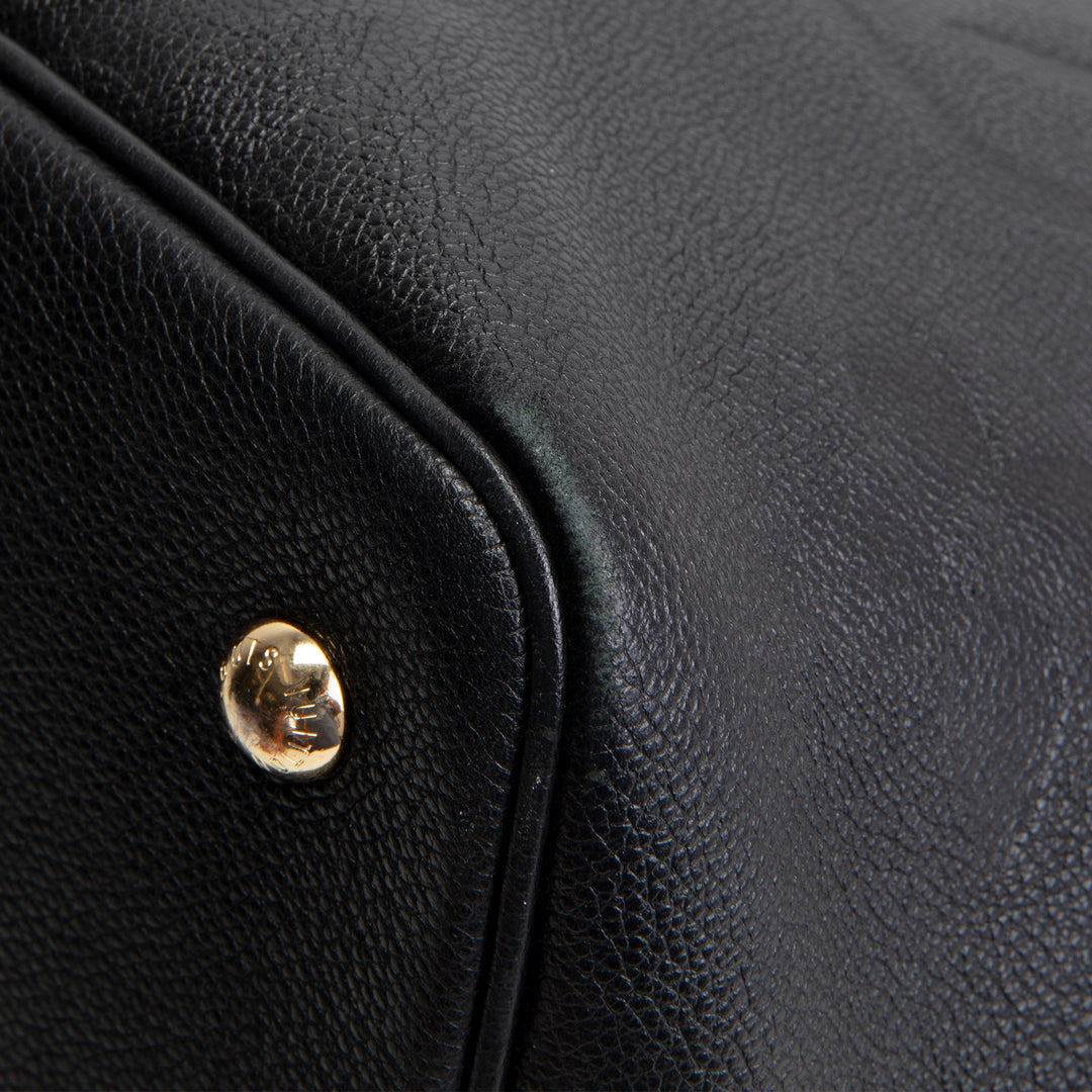 LOUIS VUITTON Monogram Empreinte Giant Travel Bag - Black