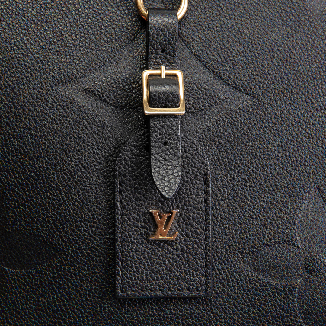 LOUIS VUITTON Monogram Empreinte Giant Travel Bag - Black