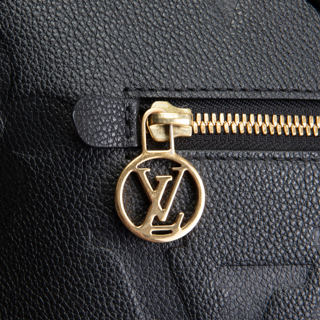 LOUIS VUITTON Monogram Empreinte Giant Travel Bag - Black