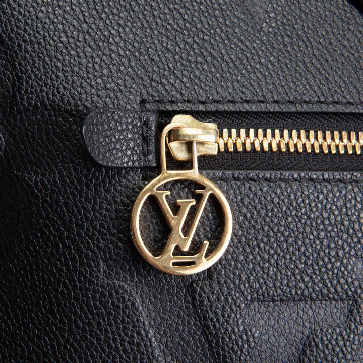 LOUIS VUITTON Monogram Empreinte Giant Travel Bag - Black