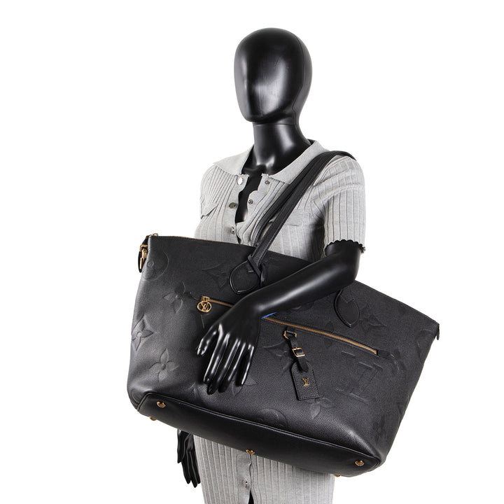 LOUIS VUITTON Monogram Empreinte Giant Travel Bag - Black