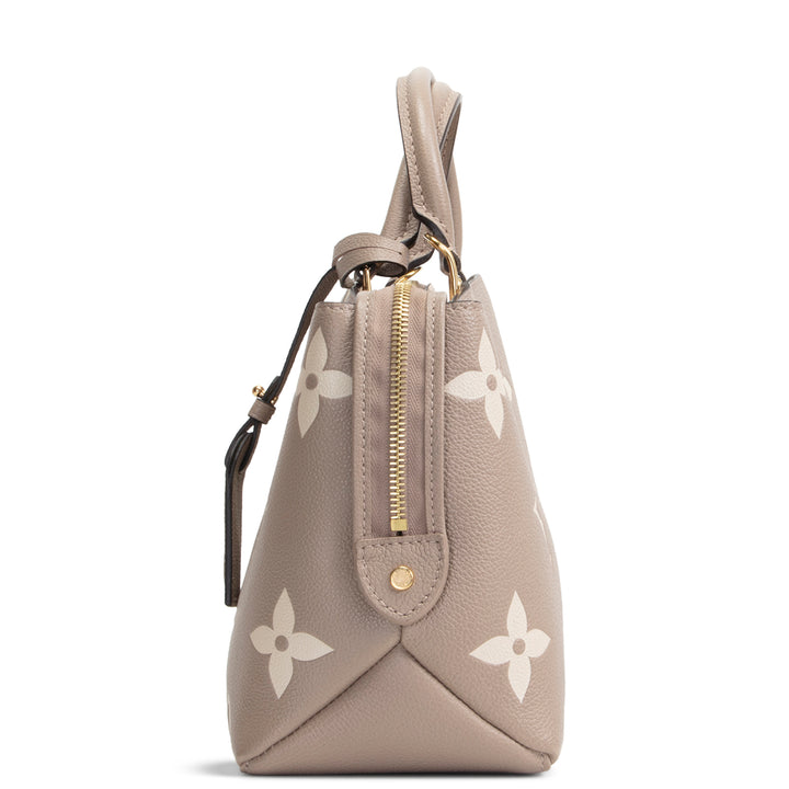 LOUIS VUITTON Monogram Empreinte Bicolor Petit Palais - Dove/Cream