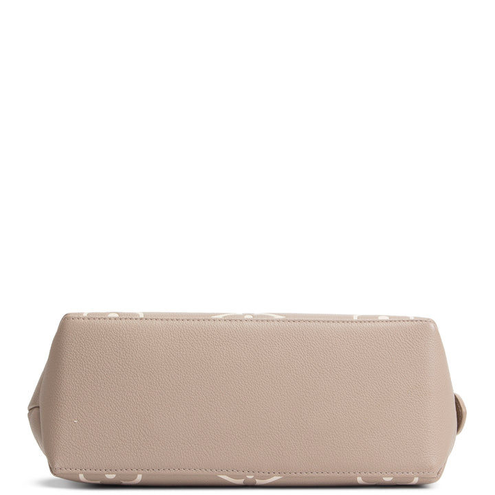 LOUIS VUITTON Monogram Empreinte Bicolor Petit Palais - Dove/Cream