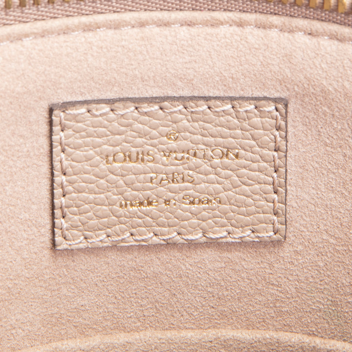 LOUIS VUITTON Monogram Empreinte Bicolor Petit Palais - Dove/Cream
