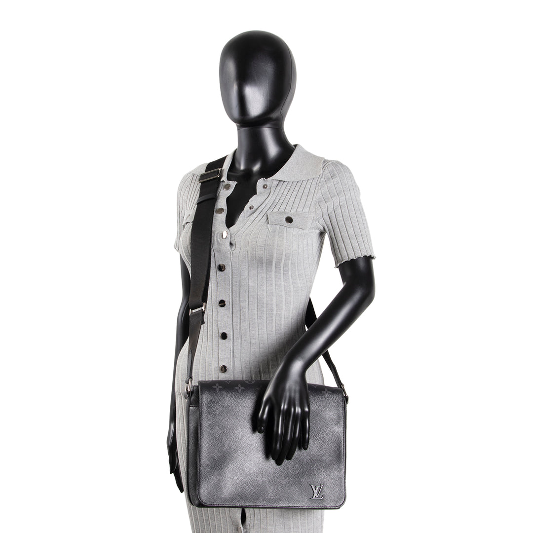 LOUIS VUITTON Monogram Eclipse District Messenger PM