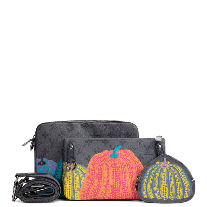 LOUIS VUITTON x Yayoi Kusama Monogram Eclipse Trio Messenger