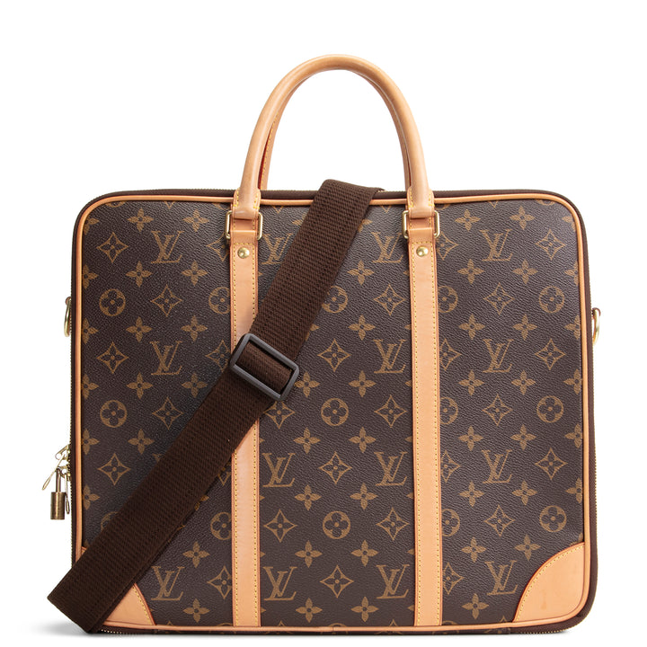 LOUIS VUITTON Monogram Cupertino Briefcase