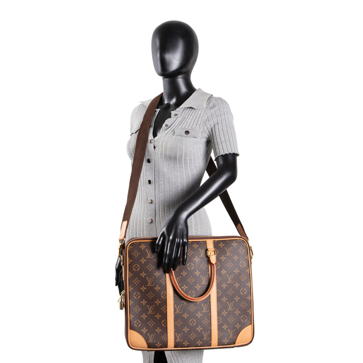 LOUIS VUITTON Monogram Cupertino Briefcase