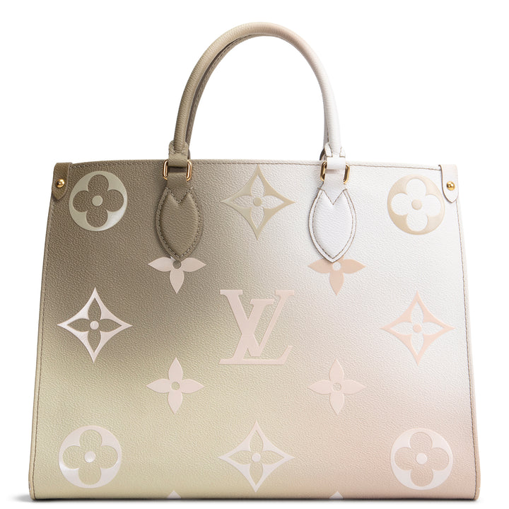 LOUIS VUITTON OnTheGo MM Giant Monogram - Spring In The City Sunset Khaki