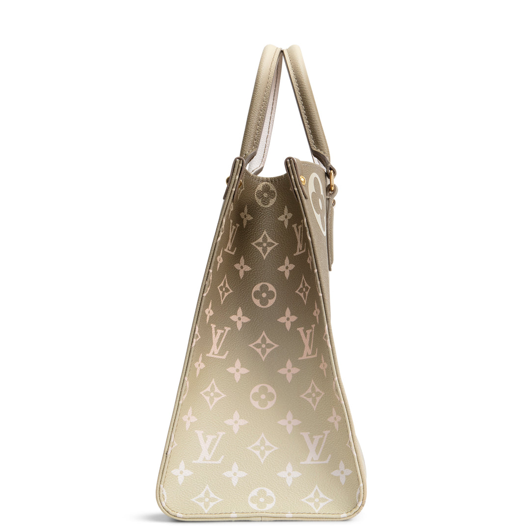 LOUIS VUITTON OnTheGo MM Giant Monogram - Spring In The City Sunset Khaki